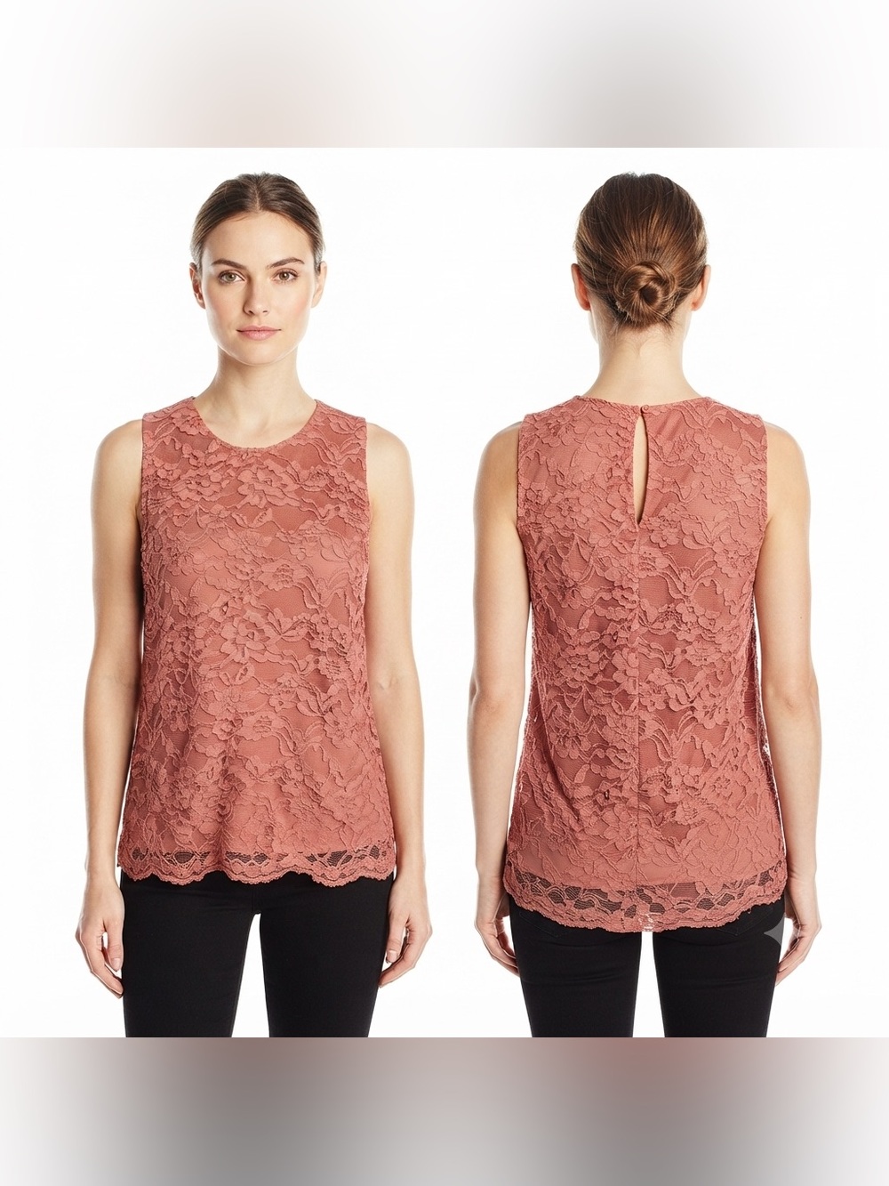 Sophie Rue Floral Lace Camisole in Rose